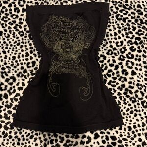 Elegant Black Graphic Tank Top